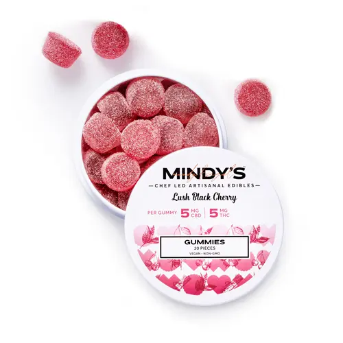 1:1 Lush Black Cherry Gummies 100mg 20-pack