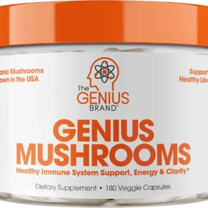 Genius Mushroom Lions Mane Cordyceps and Reishi