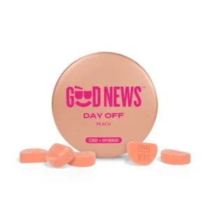Day Off Peach Gummies with CBD