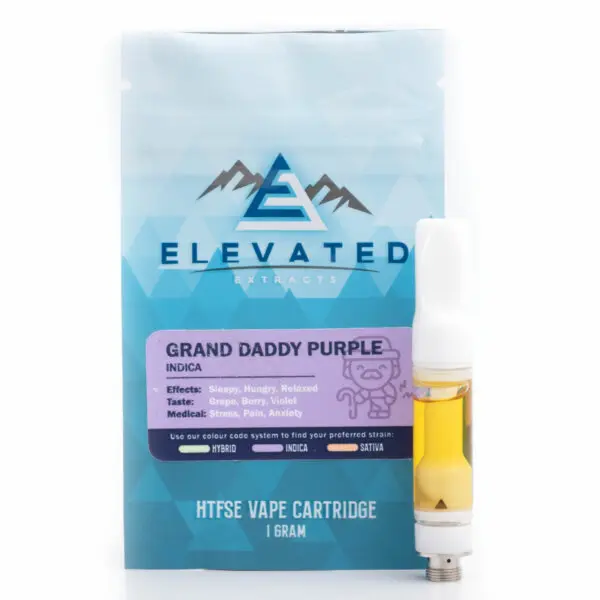 Grand Daddy Purple Elevated Extracts Vape Cartidge 1g