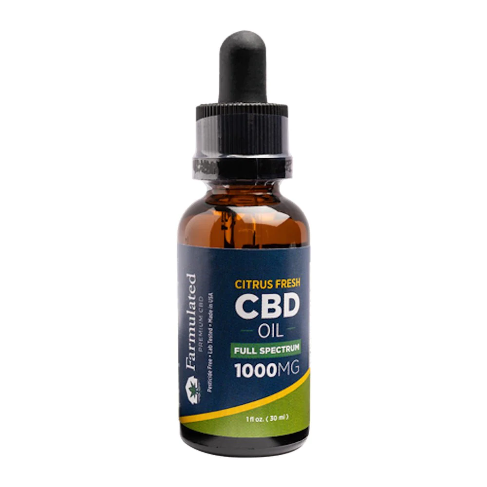 Citrus Fresh Full Spectrum CBD Oil 1000mg