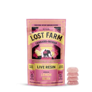 Lost Farm Live Resin Strawberry Lemonade Gummies