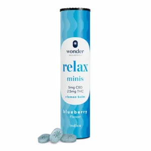 Wonder Relax 1:2 Blueberry Mini Troches [40pk]