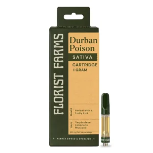 Durban Poison 1 Gram Vape Cartridge (Sativa)