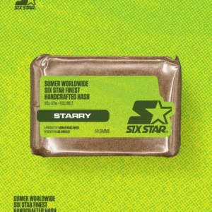 starry hash – sumer worldwide six star finest handcrafted hash