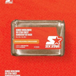 mandarin orange hash – six star finest handcrafted hash