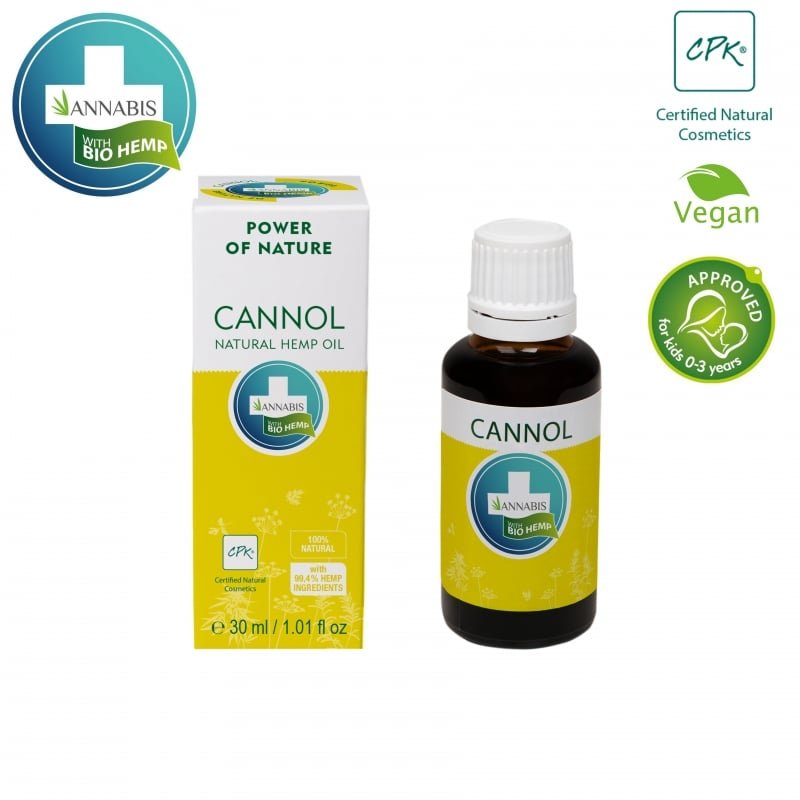 Annabis Cannol Oil Huile de graines de chanvre 30ml