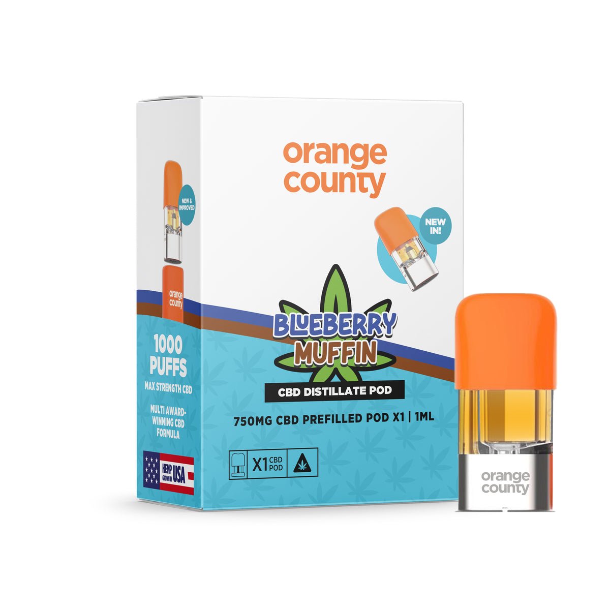 Orange County Blueberry Muffin OG | CBD Vape Pod