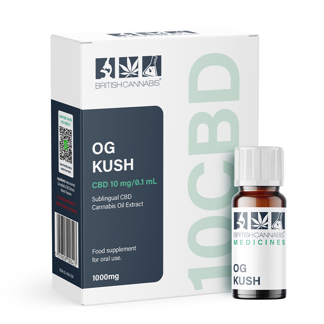 OG Kush| Full Plant Extract CBD Oil | 1000mg CBD (10ml)