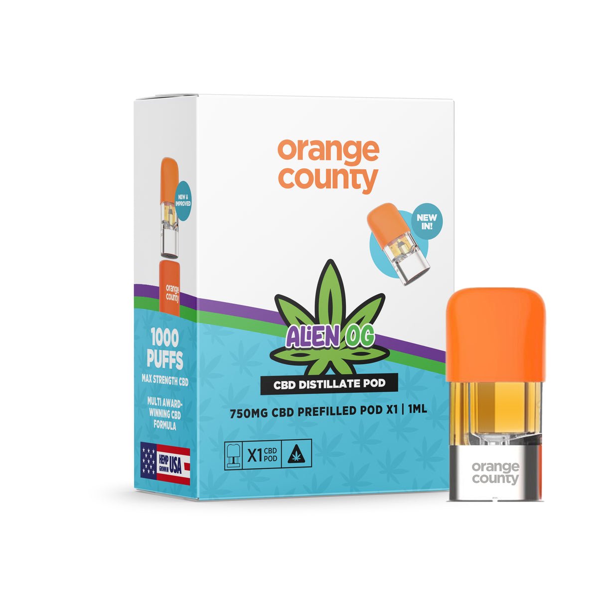 Orange County Alien OG | CBD Vape Pod