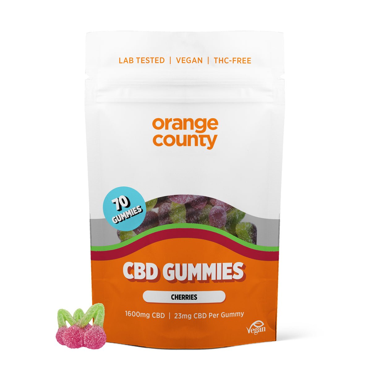 Cherry Gummies | Orange County CBD | 1600mg CBD