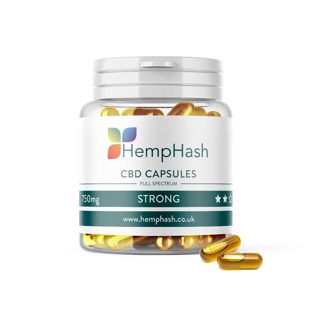 750mg | Hash Caviars CBD Capsules | Strong