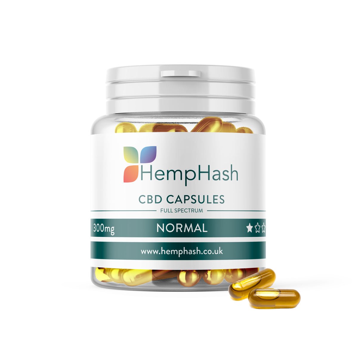 300mg | Hash Caviars CBD Capsules | Normal