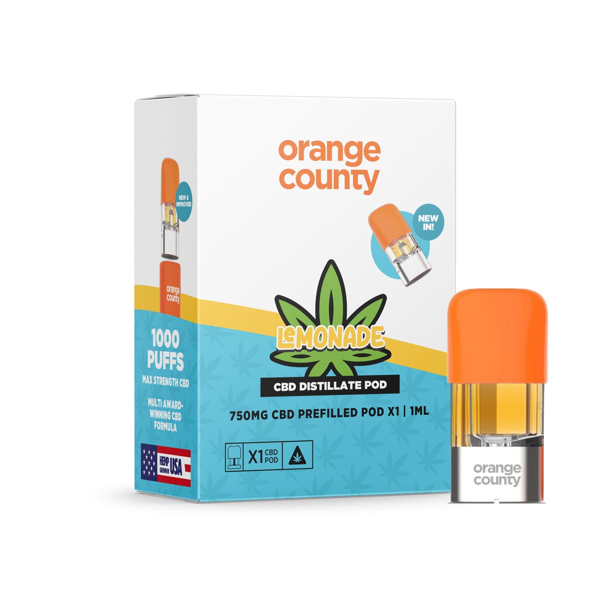 Orange County Lemonade OG | CBD Vape Pod