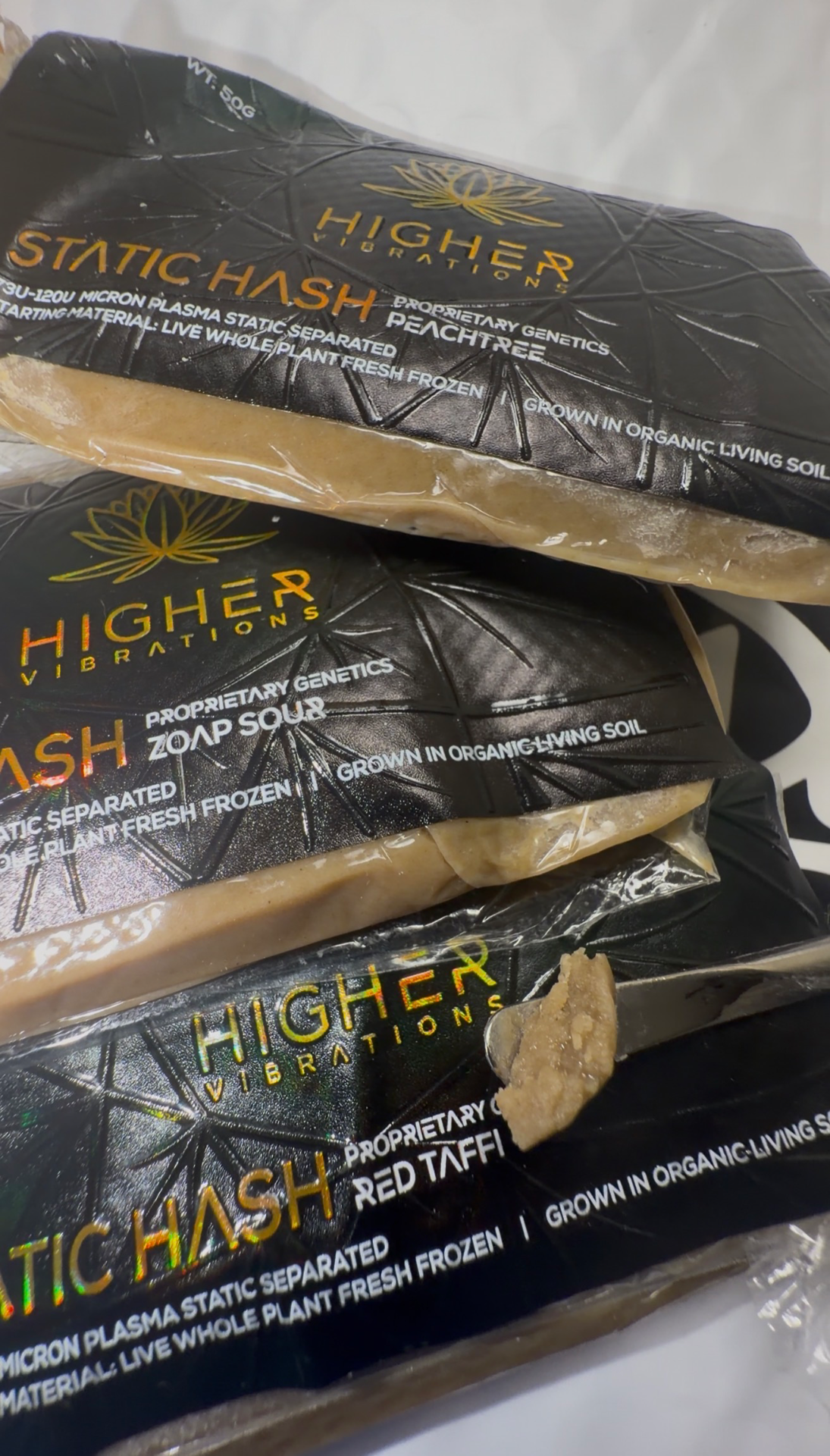 Doja X Higher Vibrations CBD Hash - Hash Caviars